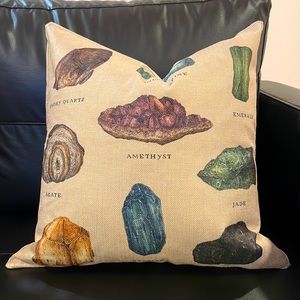 Unique Crystals Pillow Cover
